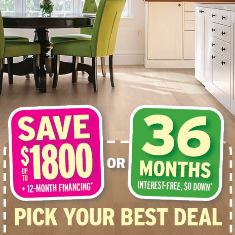 Pick Your Best Deal - Instant Rebates up to $1800 or 36-Month Financing